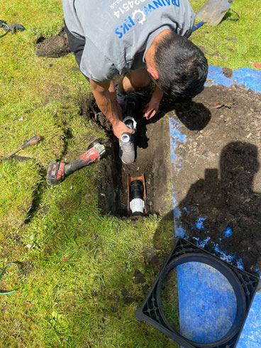 Soil Stack Portsmouth Hampshire - blocked drains treatment plant installation soakaways cctv Haslemere Petersfield Winchester Alton