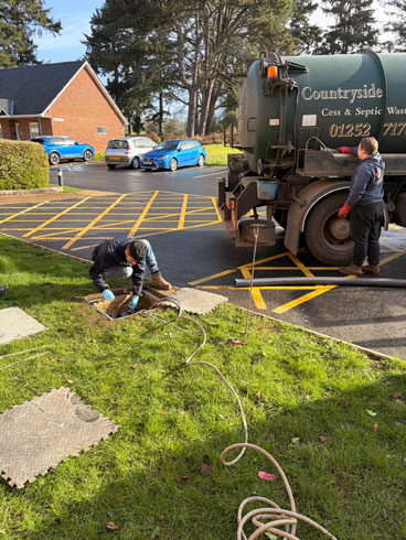 Pumping Station Four Marks - blocked drains treatment plants septic tanks installation soakaways cctv Petersfield Winchester Alton